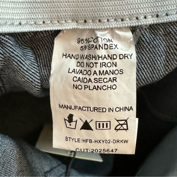 HomeFolk/L&B Dark Wash Bell Bottom Flare Jeans NWT - Picture 14 of 15